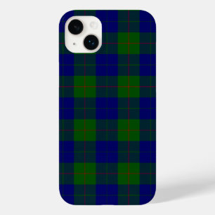 Coque Pour iPhone 14 Plus Barclay tartan bleu vert plaid