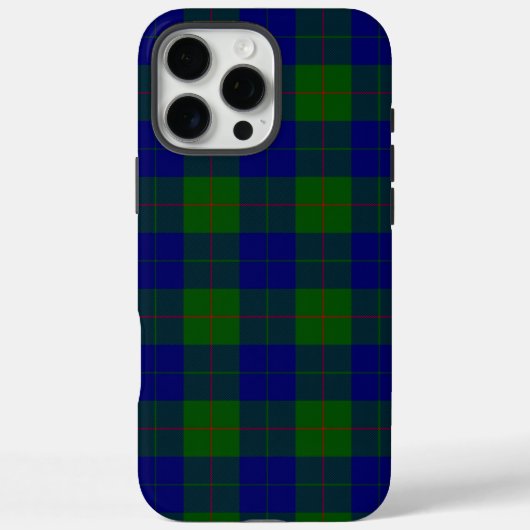 Coques Case-Mate iPhone Barclay tartan bleu vert plaid (Verso)