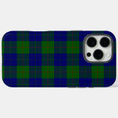 Coques Case-Mate iPhone Barclay tartan bleu vert plaid (Verso (horizontal))
