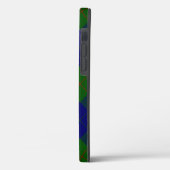 Coques Case-Mate iPhone Barclay tartan bleu vert plaid (Verso / Gauche)