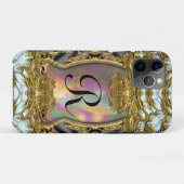 Coques Case-Mate iPhone Barnetcue Dubois II Protective Baroque Monogramme (Dos (Horizontal))