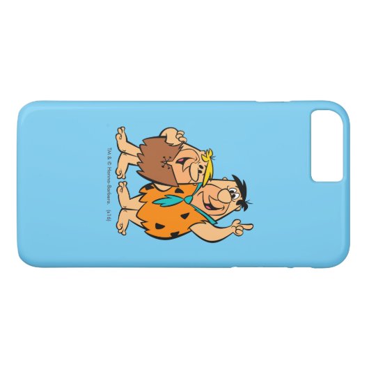 Coques Case-Mate iPhone Barney Rubble et Fred Flintstone (Dos (Horizontal))