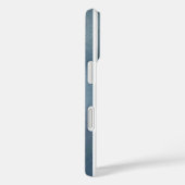 Coques Case-Mate iPhone Baroque Bleu Gris Aquarelle (Verso / Droite)