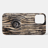 Coques Case-Mate iPhone Barre d'arbre brûlé (Verso (horizontal))