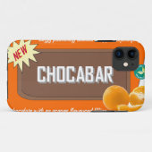 Coques Case-Mate iPhone Barre de chocolat (orange) (Dos (Horizontal))