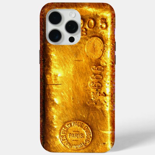 Coques Case-Mate iPhone Barre d'or (Verso)