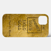 Coques Case-Mate iPhone Barre d'or (Verso (horizontal))