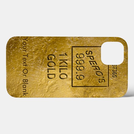 Coques Case-Mate iPhone Barre d'or (Verso (horizontal))