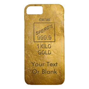 Coque iPhone 7 Barre d'or