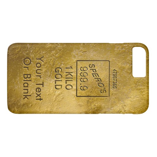 Coques Case-Mate iPhone Barre d'or (Dos (Horizontal))