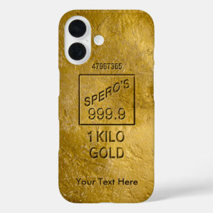 Coques iPhone 16 Barre d'or