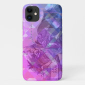 Coques Case-Mate iPhone Barrel Racer II (violet rose foncé géométrique) (Dos)