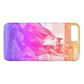 Coques Case-Mate iPhone Barrel Racing (arc-en-ciel) (Dos (Horizontal))