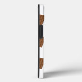 Coques Case-Mate iPhone Bars à chocolat Arrière - plan blanc (Verso / Droite)