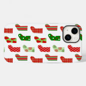 Coques Case-Mate iPhone Bas de Noël (Verso (horizontal))
