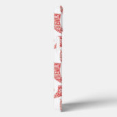 Coques Case-Mate iPhone Bas nordiques Rouge Blanc (Verso / Droite)