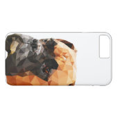 Coques Case-Mate iPhone Bas poly art de boxeur (Dos (Horizontal))
