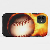 Coques Case-Mate iPhone Base-ball flamboyant (Dos (Horizontal))