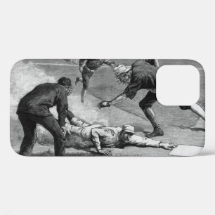 Case-Mate iPhone Case Base-ball vintage par Thure De Thulstrup, 1885