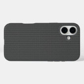Coques Case-Mate iPhone Base noire de fibres de carbone (Verso (horizontal))