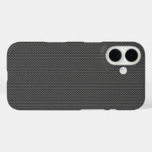 Coques Case-Mate iPhone Base noire de fibres de carbone (Verso (horizontal))