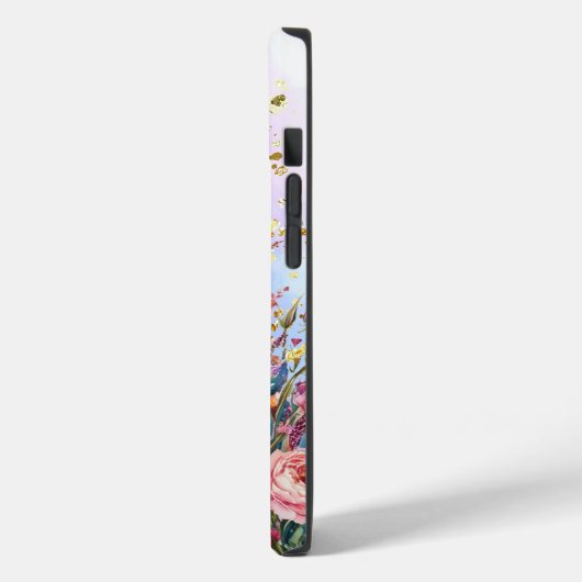 Coques Case-Mate iPhone base pastel fleur sauvage et douce (Verso / Gauche)