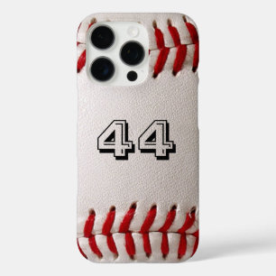Coques iPhone 16 Pro Baseball avec numéro personnalisable