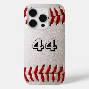 Coque iPhone 15 Pro Baseball avec numéro personnalisable