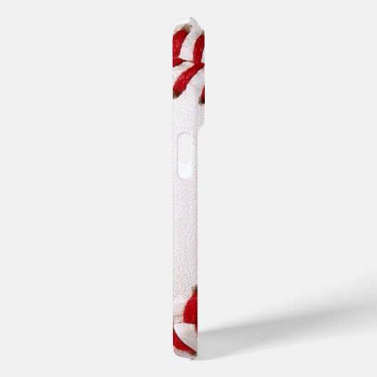 Coques Case-Mate iPhone Baseball avec texte personnalisable (Verso / Droite)