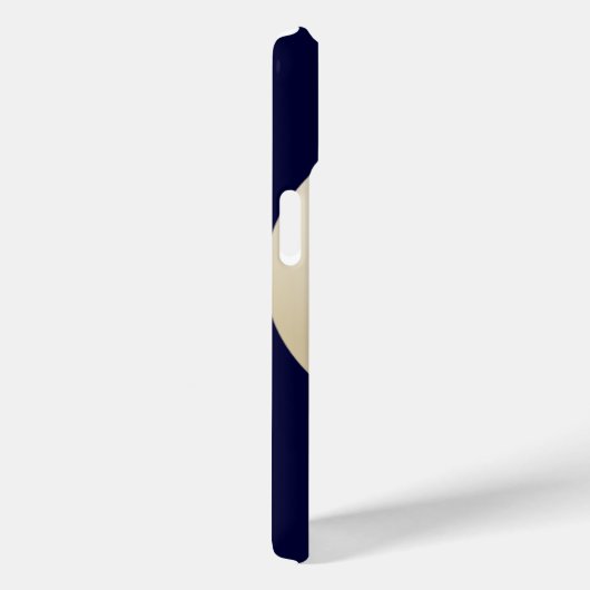 Coques Case-Mate iPhone Baseball, Bleu, Nom (Verso / Droite)