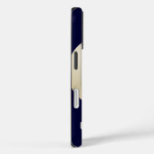 Coques Case-Mate iPhone Baseball, Blue, Nom, (Verso / Droite)