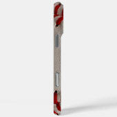 Coques Case-Mate iPhone Baseball et Softball Couture Rouge (Verso / Droite)