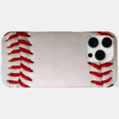 Coques Case-Mate iPhone Baseball et Softball Couture Rouge (Verso (horizontal))