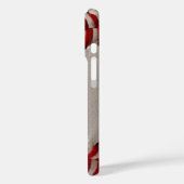 Coques Case-Mate iPhone Baseball et Softball Couture Rouge (Verso / Gauche)