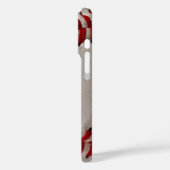 Coques Case-Mate iPhone Baseball et Softball Couture Rouge (Verso / Gauche)