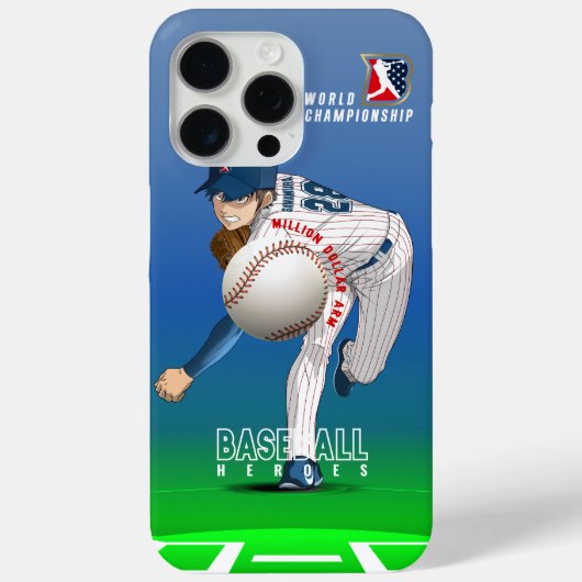 Coques Case-Mate iPhone Baseball Hero avec Million Dollar Arm | (Verso)