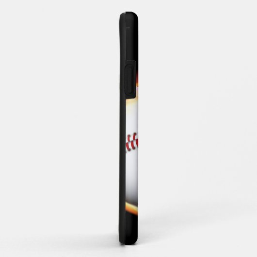 Coques Case-Mate iPhone Baseball monogramme (Dos/Droite)