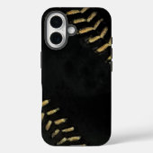 Coques Case-Mate iPhone baseball noir (Verso)