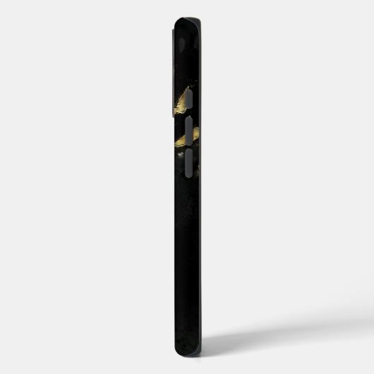 Coques Case-Mate iPhone baseball noir (Verso / Gauche)