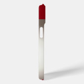 Coques Case-Mate iPhone Baseball Nom Moderne Rouge (Verso / Droite)
