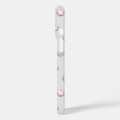 Coques Case-Mate iPhone Baseball personnalisé avec points rouges (Verso / Gauche)