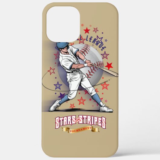 Coques Case-Mate iPhone Baseball Stars & Stripes | (Verso)