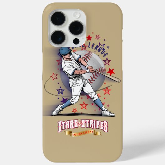 Coques Case-Mate iPhone Baseball Stars & Stripes | (Verso)