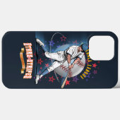 Coques Case-Mate iPhone Baseball Stars & Stripes (Mode sombre) | (Verso (horizontal))
