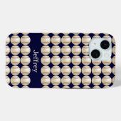 Coques Case-Mate iPhone Baseball, "Tough", Nom Personnalisé, (Verso (horizontal))