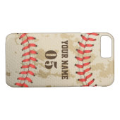 Coques Case-Mate iPhone Baseball Vintage Cool clair (Dos (Horizontal))