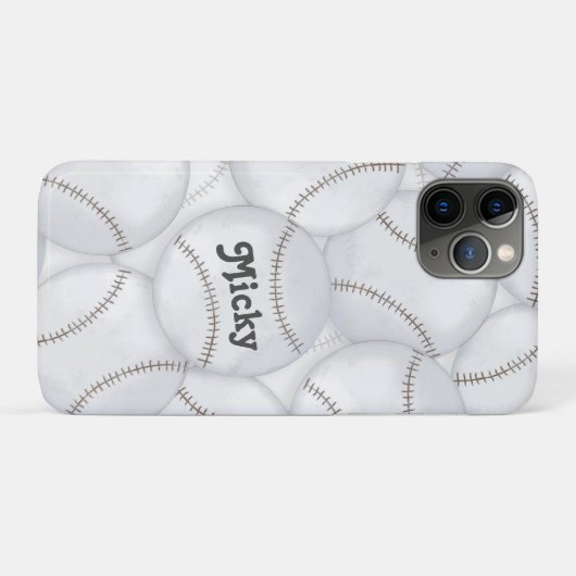 Coques Case-Mate iPhone Baseballs    (Dos (Horizontal))