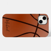 Coques Case-Mate iPhone Basket-ball Ajouter Votre Nom Personnel (Verso (horizontal))