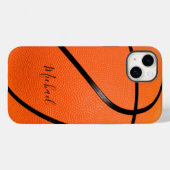 Coques Case-Mate iPhone Basket-ball Ajouter Votre Nom Personnel (Verso (horizontal))