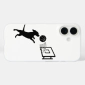 Coques Case-Mate iPhone Basket-ball animal de dessin animé (Verso (horizontal))
